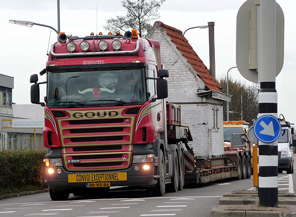 Verplaatsing weegbrughuisje Goes
