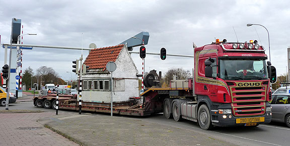 Verplaatsing weegbrughuisje Goes